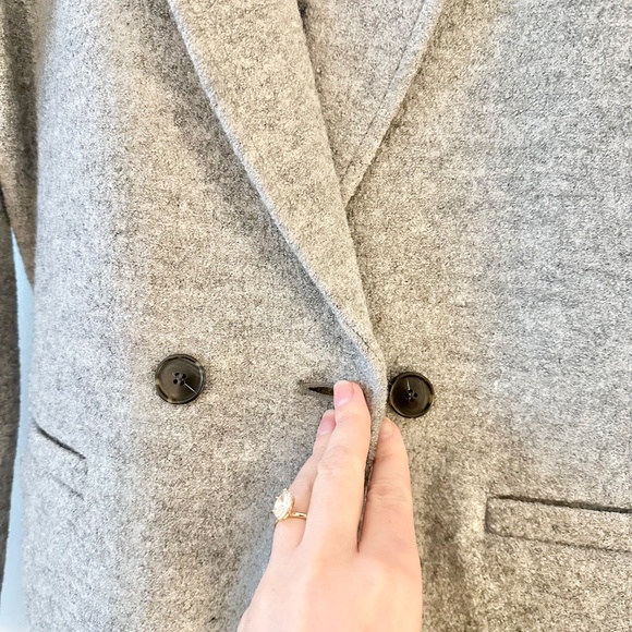 NWT Talbots Wool Double Breasted Peacoat - Picture 4 of 10